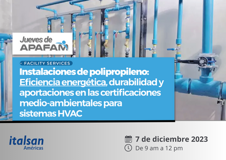Jornada APAFAM-Italsan sobre instalaciones de polipropileno Jornada APAFAM-Italsan sobre instalaciones de polipropileno